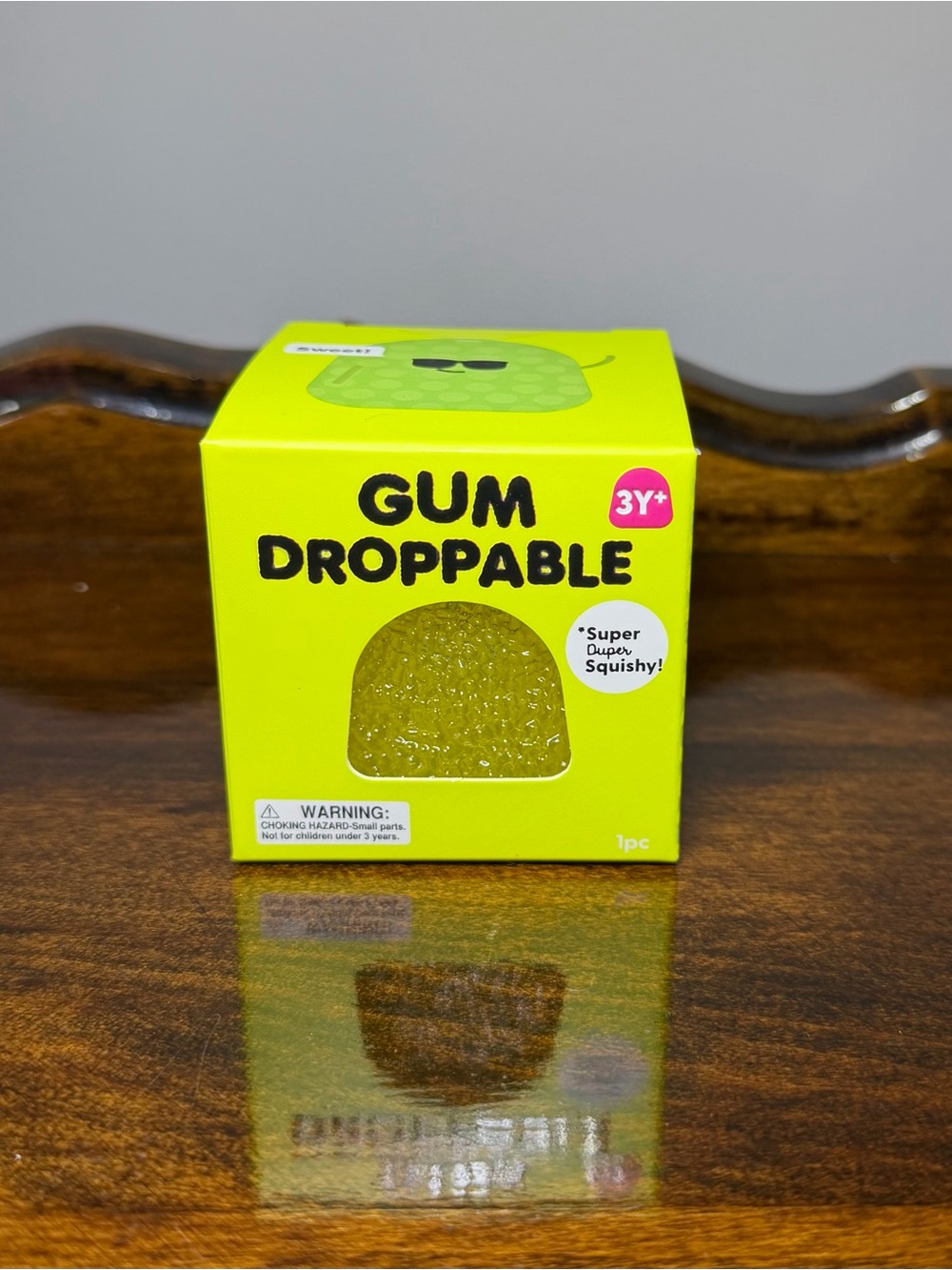 J’ADORE Gum Droppable Green Squishy Stress Toy